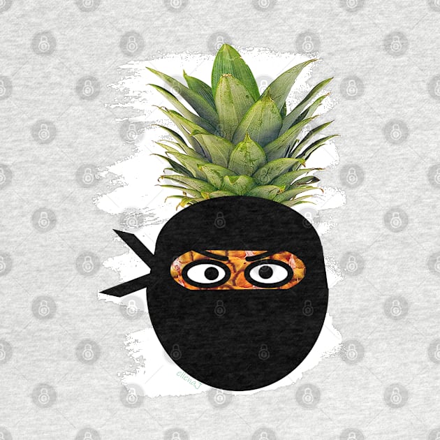 Ninja Pineapple by ellenaJ